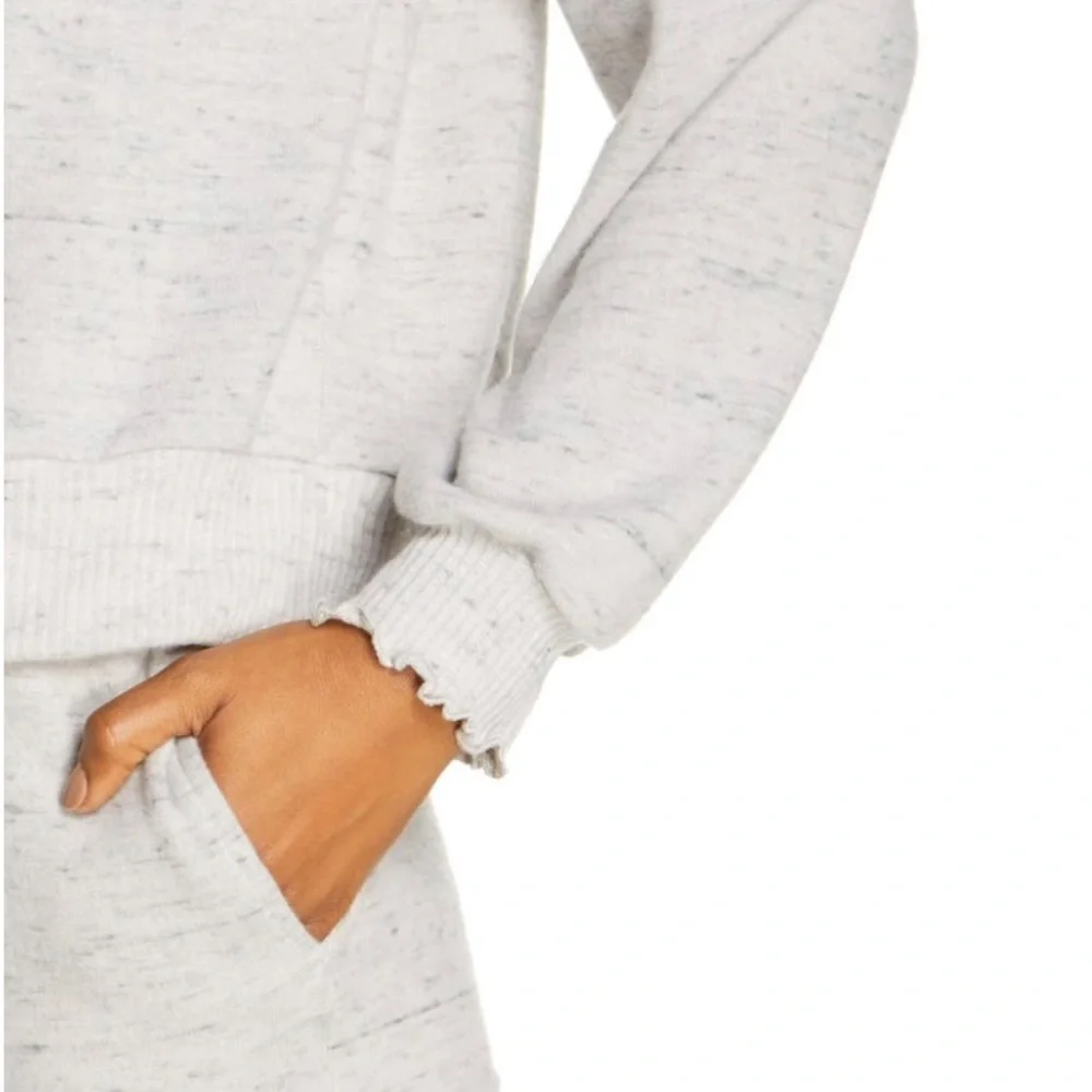 𝅺Project Social T Gray Hooded Top - Picture 4 of 5